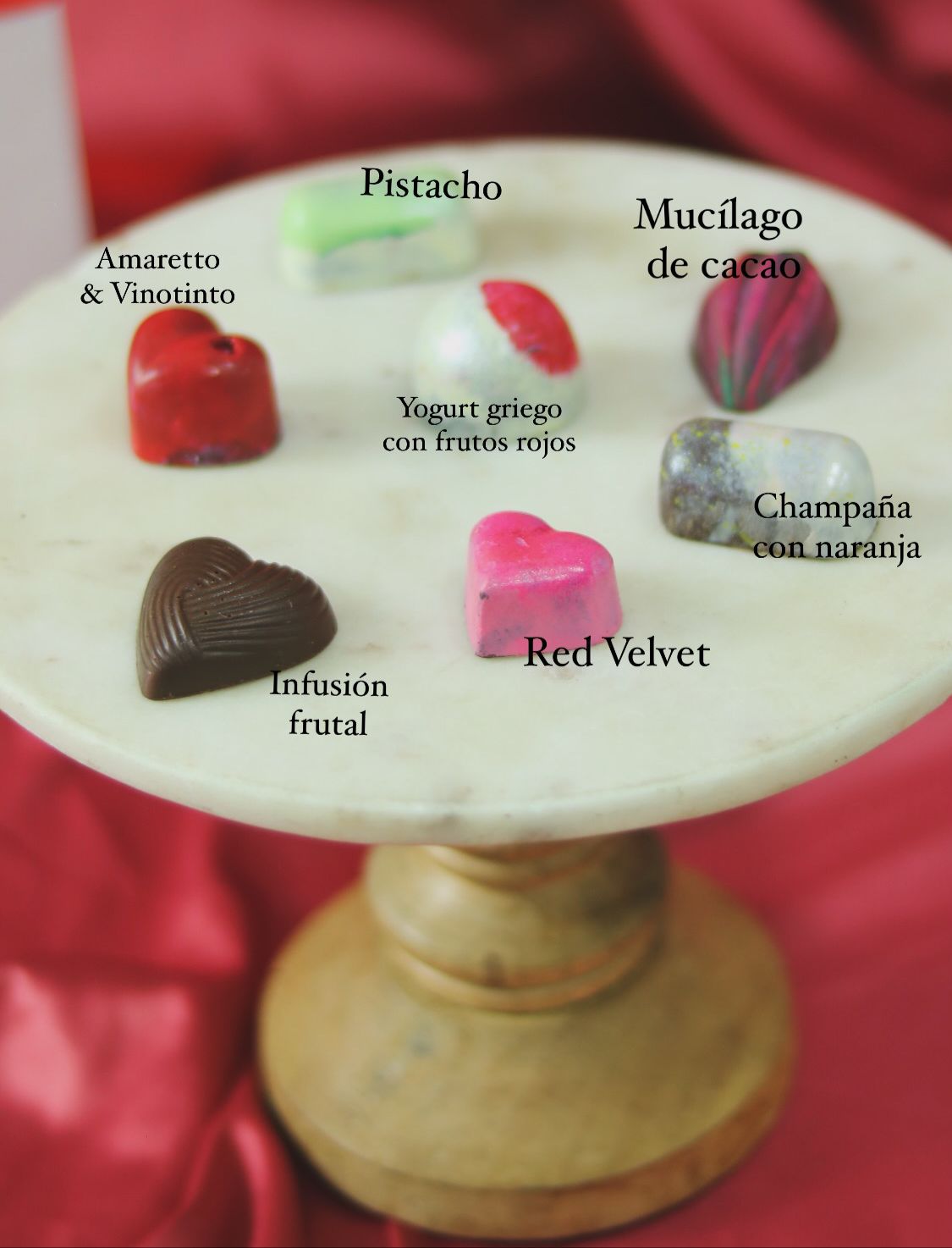 Chocolates rellenos