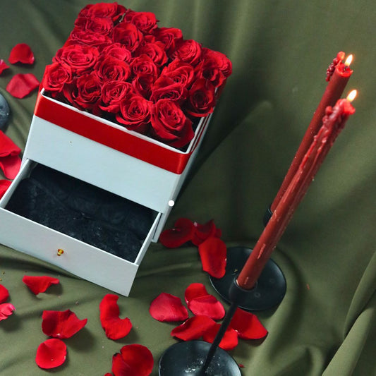 Caja rosas & Lenceria
